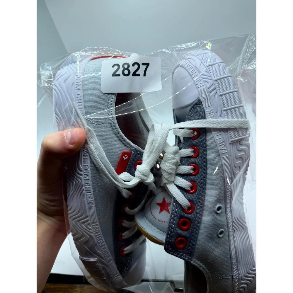 Converse All Star Far From Chuck Ox A03477C Unisex M8.5/W10.5 Sneaker White Shoe